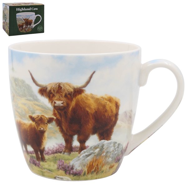 HIGHLAND COW BREAKFAST MUG