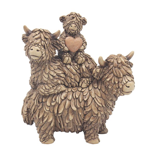 HUGHIE HIGHLAND COW FAMILY