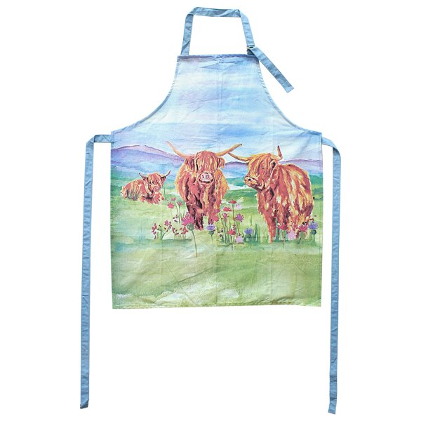 HIGHLAND COW APRON