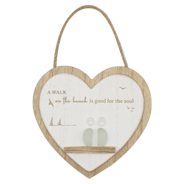 GLASS ARTPLAQUE LOVE&THE BEACH