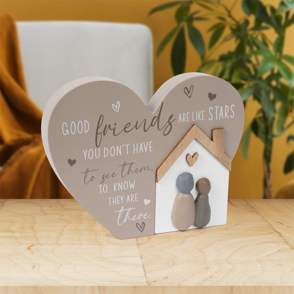 FRIENDS HEART PLAQUE