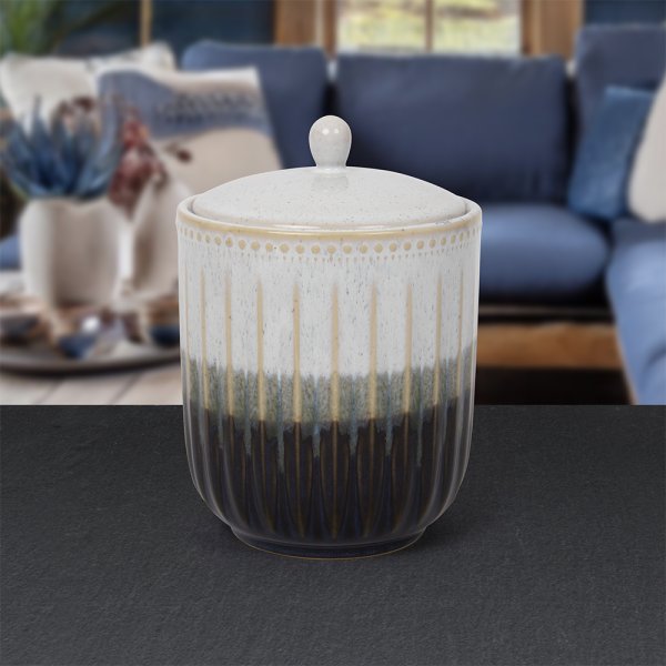 REACTIVE GLAZE COVERED JAR