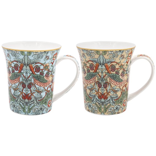 STRAWBERRY THIEF MUGS 2 SET