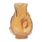 FISH VASE AMBER