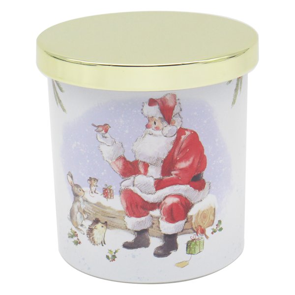 SANTA & ANIMALS CANDLE