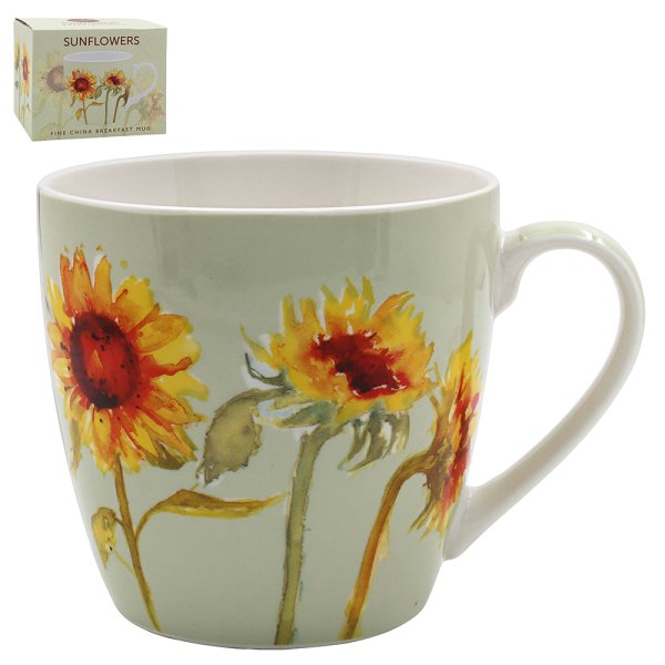 SUNFLOWERS BREAKFAST MUG