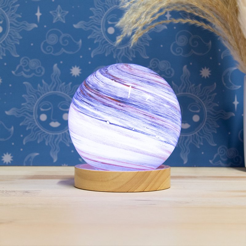 COSMIC PLANET LAMP BROWN 12CM
