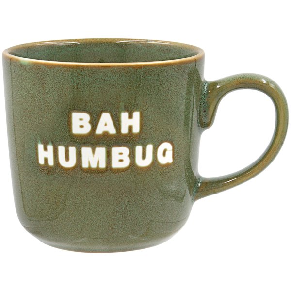 BAH HUMBUG MUG GREEN