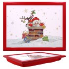 XMAS BUG ART SANTA LAPTRAY