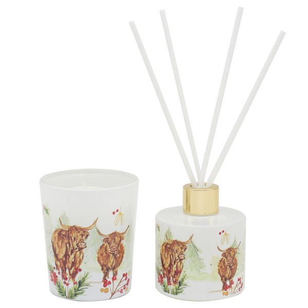 HIGHLAND COW CANDLE&DIFFUSER
