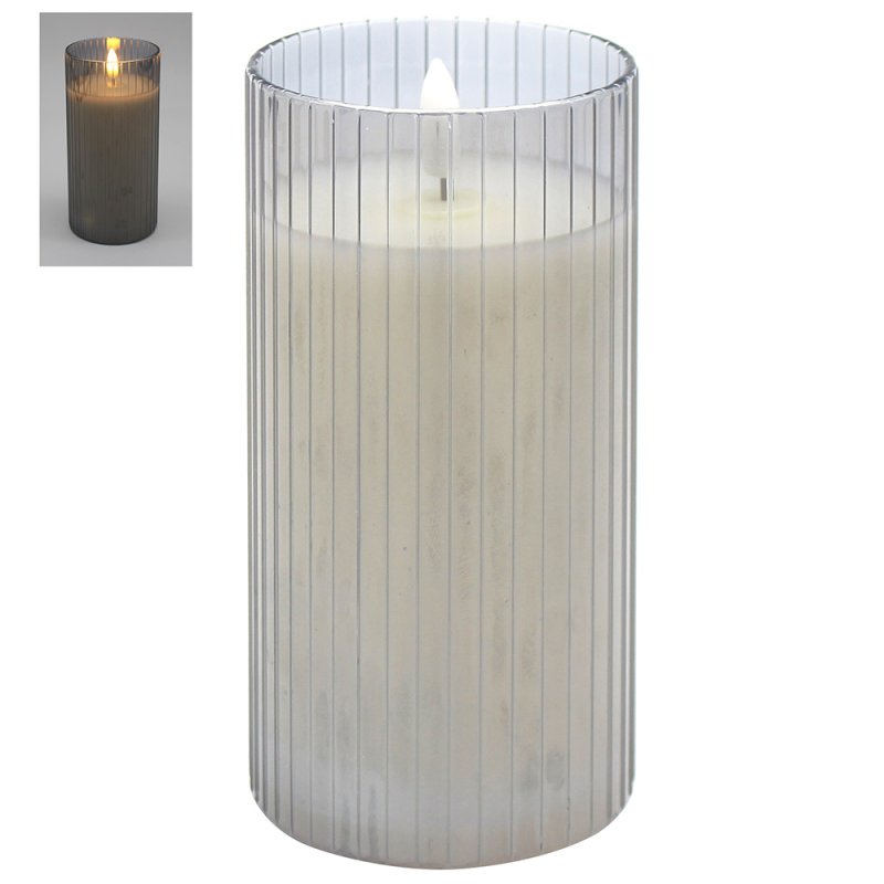 LED CANDLE GREY L Lesser & Pavey