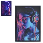 WALL ART MUSIC GIRL