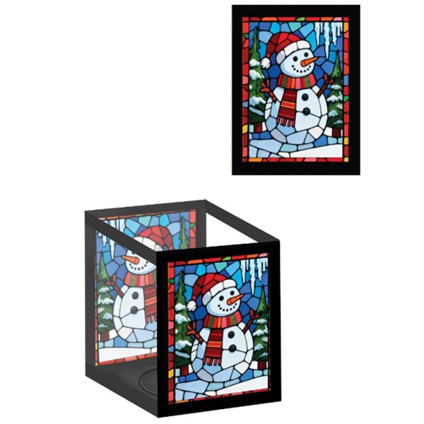 SNOWMAN TEA LIGHT HOLDER