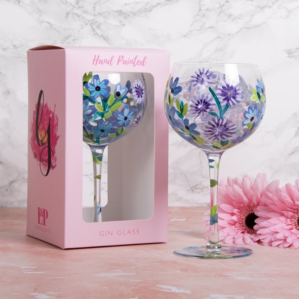 CORNFLOWERS GIN GLASS