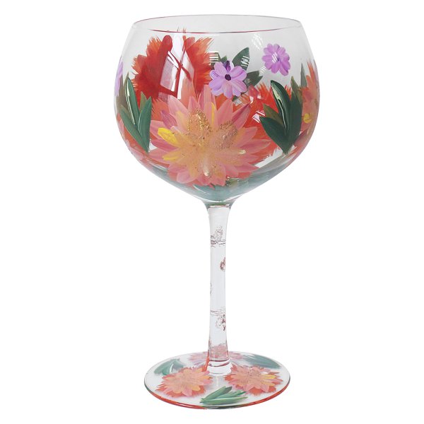 DAHLIAS GIN GLASS
