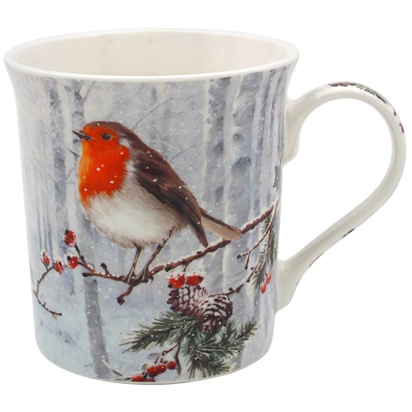 CHRISTMAS ROBINS MUG
