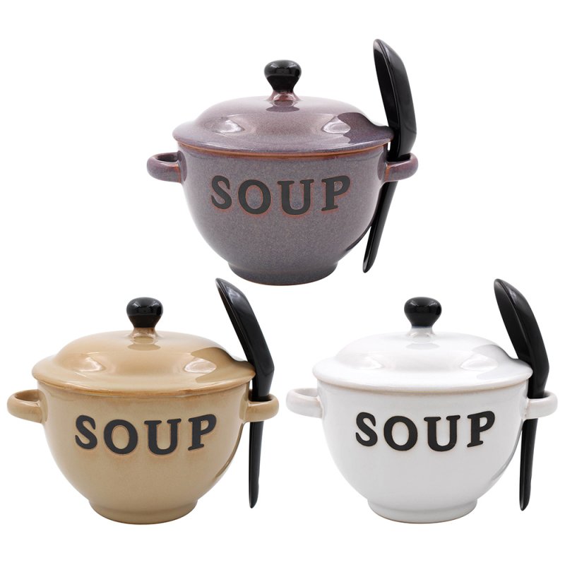 SOUP BOWL SPOON 3 ASST Lesser & Pavey