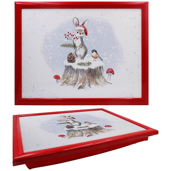 HARE & BIRDS LAPTRAY