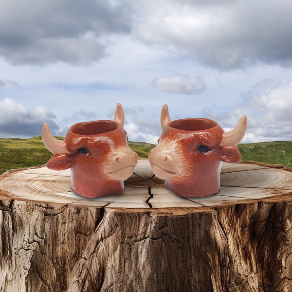 HIGHLAND COW EGGCUPS