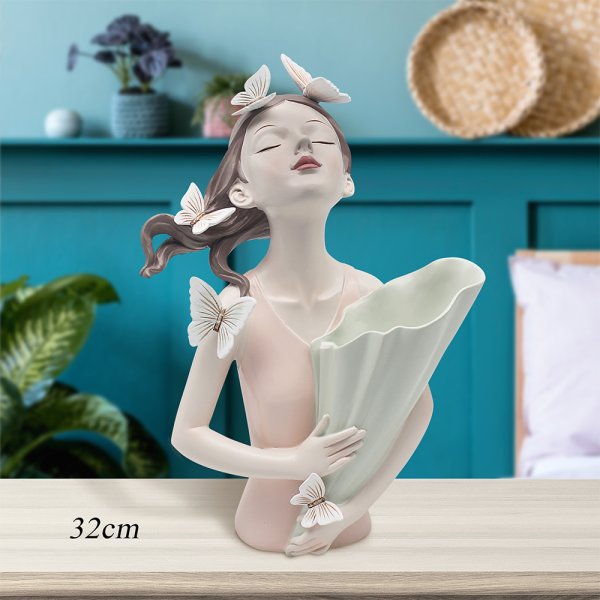 PAPILLON CHIC  VASE PINK 32CM