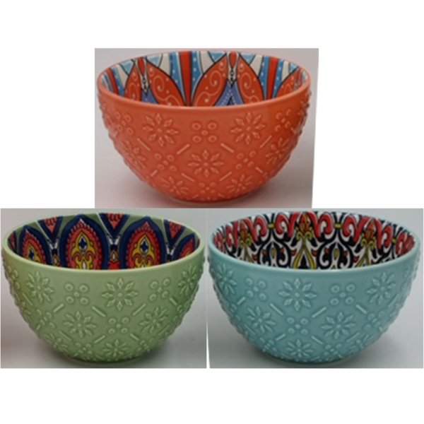 TUSCANY BOWL 13CM 3ASST