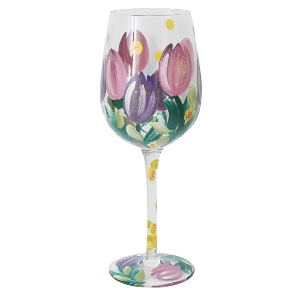TULIPS WINE GLASS