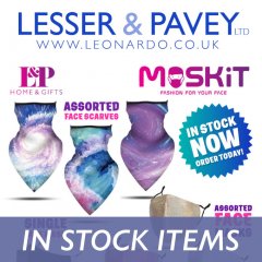 Face Coverings, In Stock Items and More Arriving