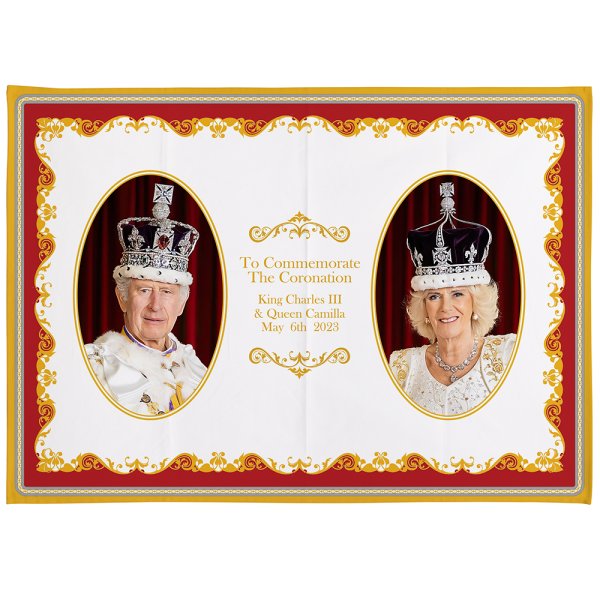 CHARLES III & CAMILLA TEATOWEL