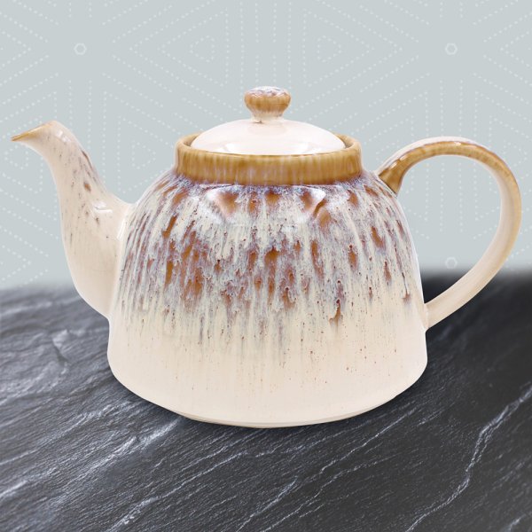 REACTIVE GLAZE TEA POT