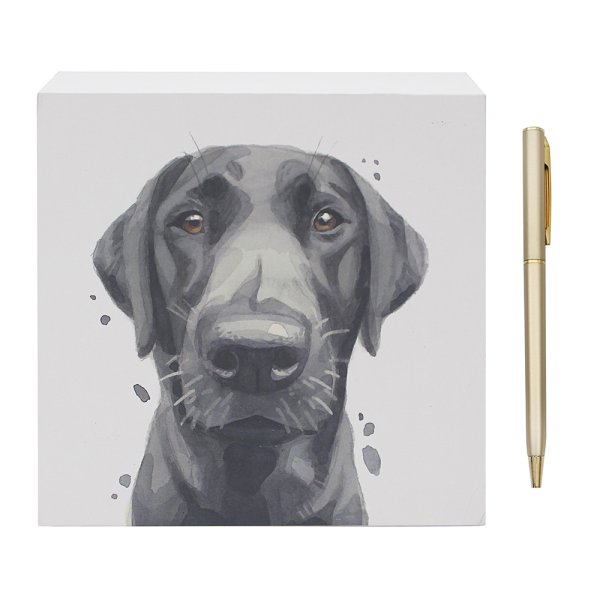 BLACK LABRADOR MEMO BLOCK