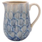 TORTOISE SHELL FLOWER JUG BLUE