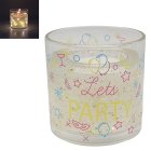 LED GEL CANDLE LETS PARTY