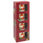 WINTER ROBINS STACKING MUGS S4