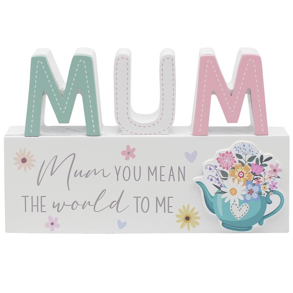 MUM PLAQUE - GREEN