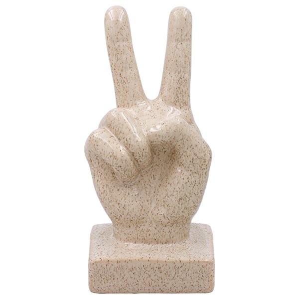 PEACE REACTIVE GLAZE 24CM