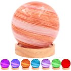 COSMIC PLANET LAMP PINK & BRN