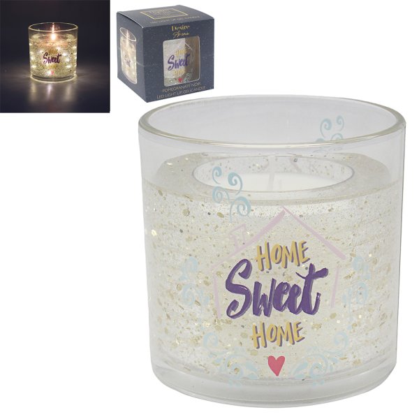 LED GEL CANDLE HOME SWEET HOME LED GEL CANDLE HOME SWEET HOME