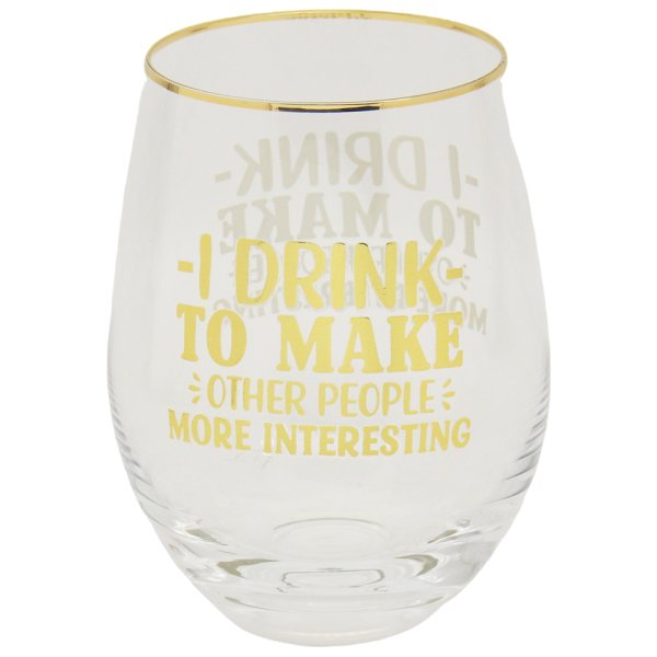 GOLD EDITION STEMLESS GLASS