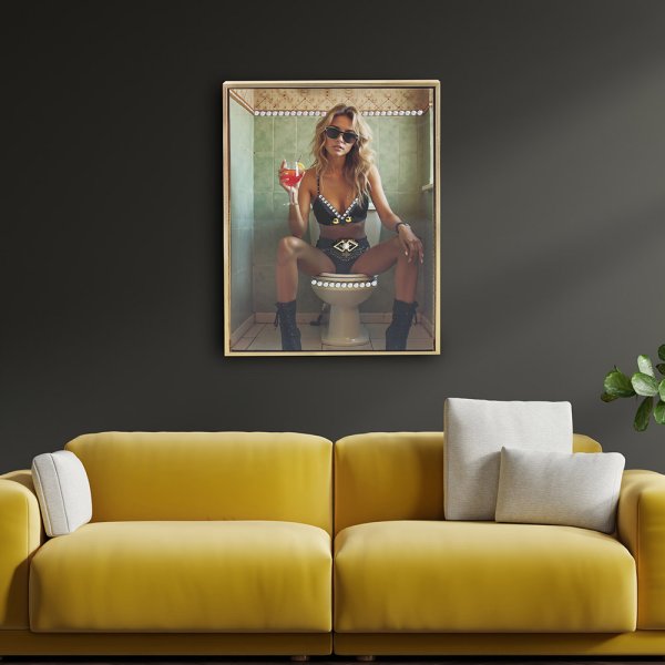 GIRL LOO - TIME WALL ART