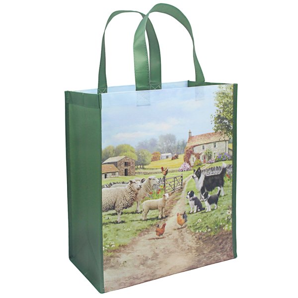 COLLIE & SHEEP SHOPPER BAG