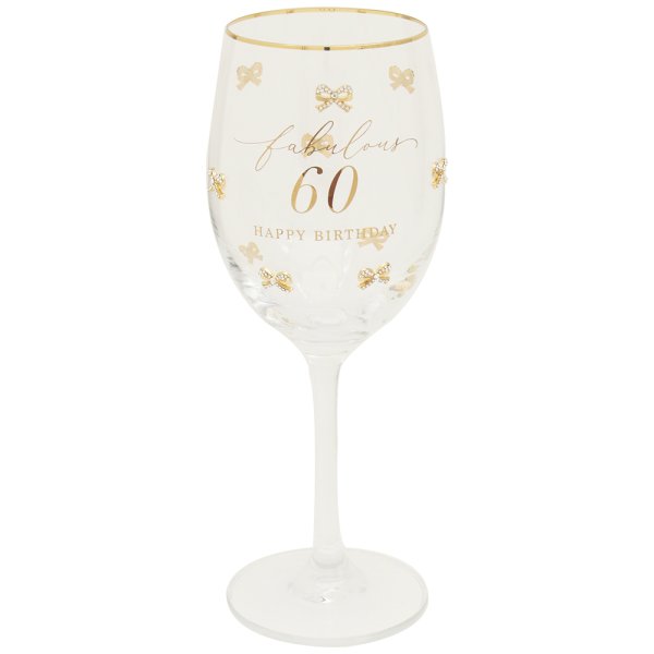 MADELAINE 60TH WINE GLASS