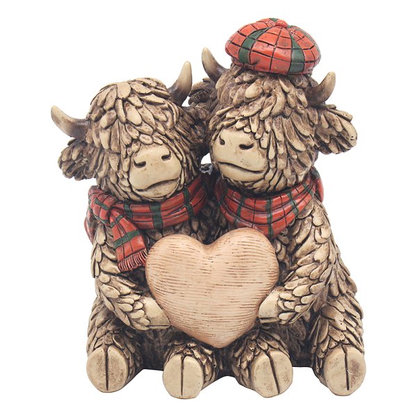 HUGHIE HIGHLAND COWS TARTAN