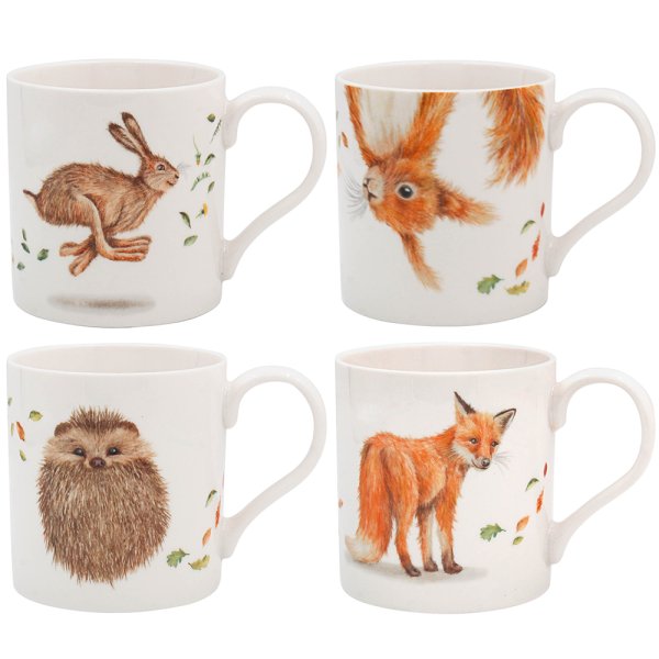 WILDLIFE MUG 4 ASST