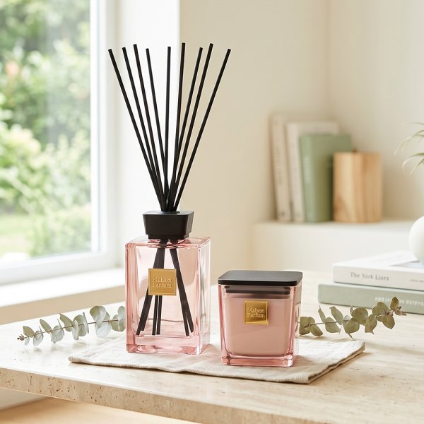 500ML DIFFUSER & CANDLE ROUGE