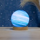 COSMIC PLANET LAMP GREEN 12CM