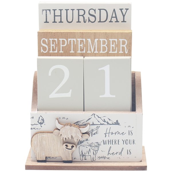 HIGHLAND COW CALENDAR