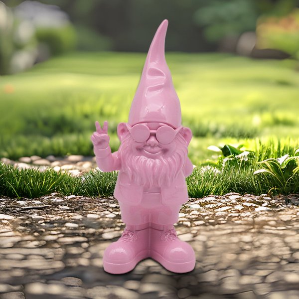GNOMES BEHAVING BADLY PNK 20CM