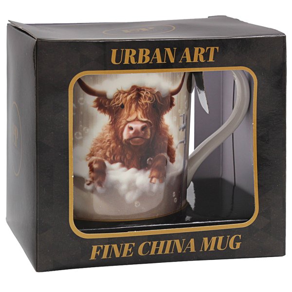 HIGHLAND COW BUBBLE BATH  MUG