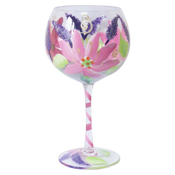LILIES GIN GLASS