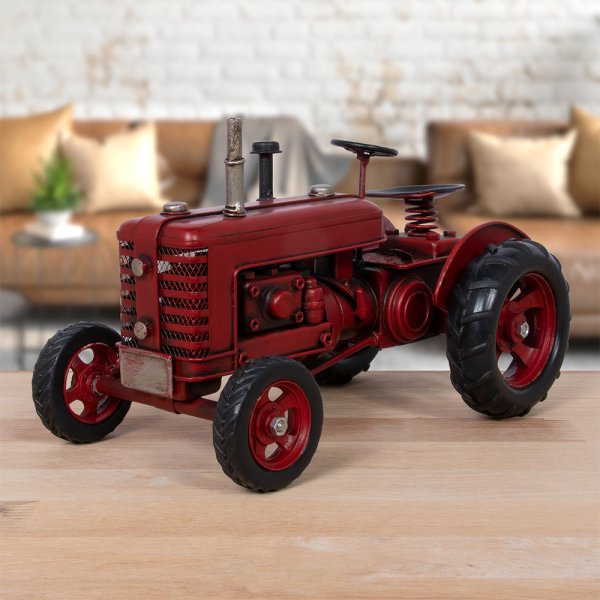 VINTAGE TRACTOR RED